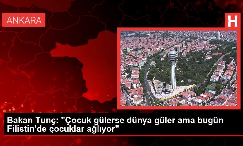 Adalet Bakanı Yılmaz Tunç: Filistin’deki çocuklar ağlıyor, dünya seyirci kalıyor Adalet Bakanı Yılmaz Tunç: Filistin’deki çocuklar ağlıyor, dünya seyirci kalıyor