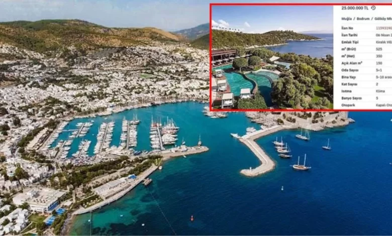 Bodrum’daki yazlık kiraları 25 milyon TL’ye ulaştı! Emlakçılardan ‘denetim’ çağrısı Bodrum’daki yazlık kiraları 25 milyon TL’ye ulaştı! Emlakçılardan ‘denetim’ çağrısı