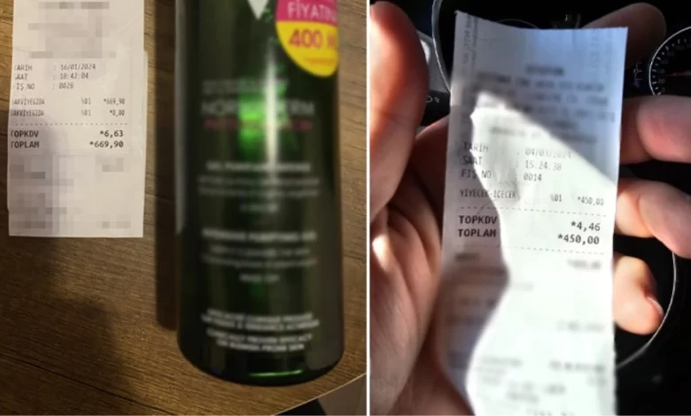 Gelir çok ama vergi ödeyen yok! Sosyal medyada paylaşılan fişler “Vay halimize” dedirtti Gelir çok ama vergi ödeyen yok! Sosyal medyada paylaşılan fişler “Vay halimize” dedirtti