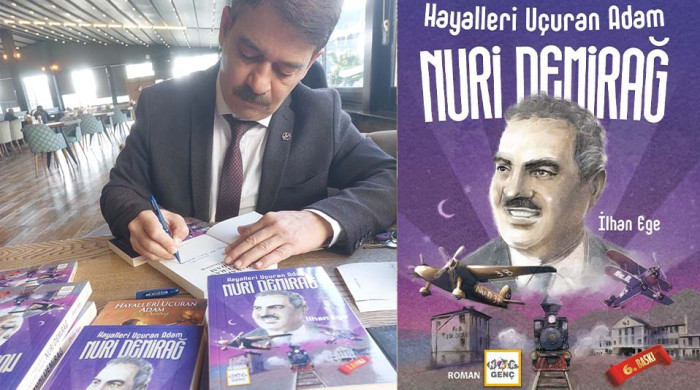 Hayalleri Uçuran Adam Nuri Demirağ romanı rekora koşuyor Hayalleri Uçuran Adam Nuri Demirağ romanı rekora koşuyor