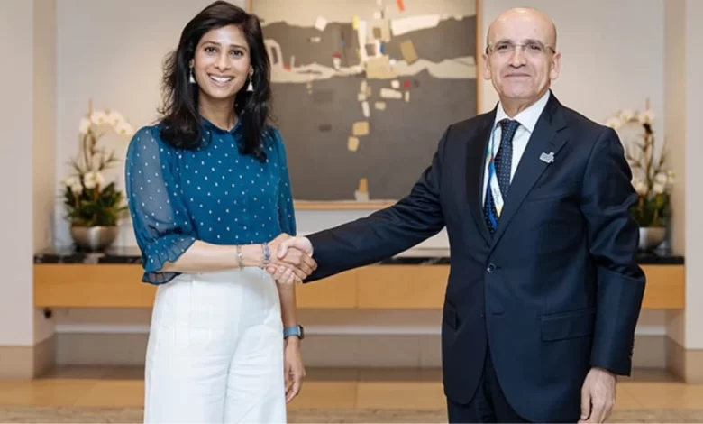 IMF Başkan Yardımcısı, Mehmet Şimşek ile fotoğraf paylaştı: Mükemmel sohbet IMF Başkan Yardımcısı, Mehmet Şimşek ile fotoğraf paylaştı: Mükemmel sohbet