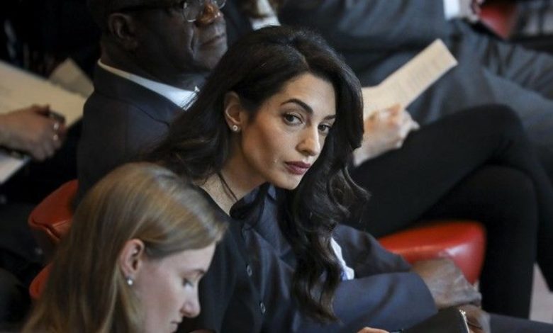 Amal Clooney’den dünya liderlerine “Kaşıkçı” tepkisi