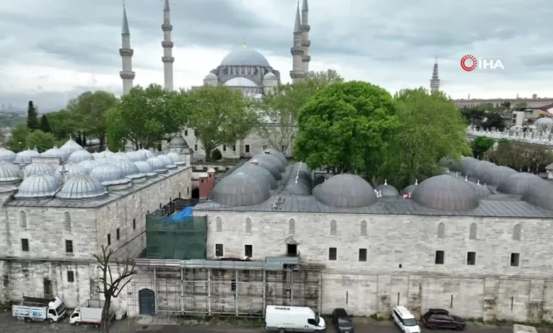 Süleymaniye Külliyesi’nde Darüşşifa bölümünün restorasyonunda sona gelindi Süleymaniye Külliyesi’nde Darüşşifa bölümünün restorasyonunda sona gelindi