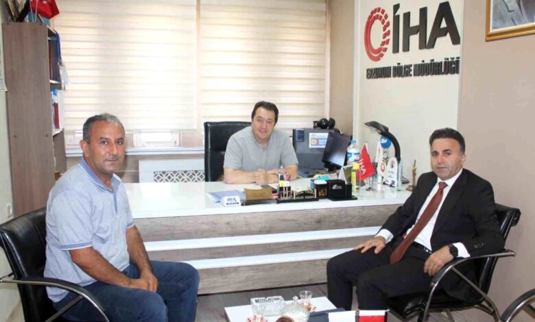 Erzurum İl Kültür ve Turizm Müdürü İHA Erzurum Bölge Müdürlüğünü Ziyaret Etti Erzurum İl Kültür ve Turizm Müdürü İHA Erzurum Bölge Müdürlüğünü Ziyaret Etti