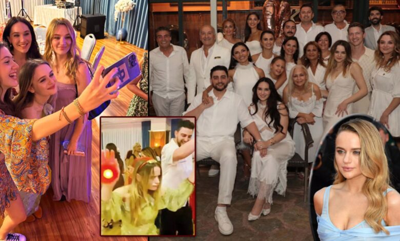 ABD’li oyuncu Joey King kardeşinin kına gecesinde…