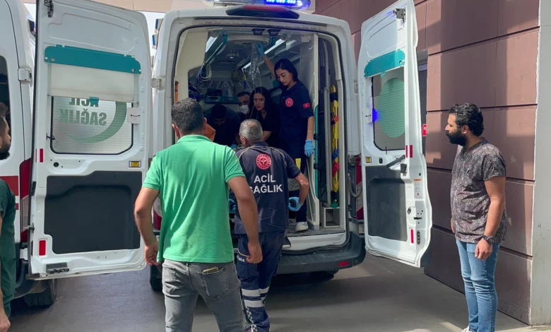 Kafasına ağırlık düşen işçi ağır yaralandı Kafasına ağırlık düşen işçi ağır yaralandı