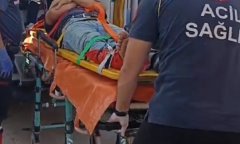Kırıkkale’de kanala düşen adamın ayağı kırıldı Kırıkkale’de kanala düşen adamın ayağı kırıldı