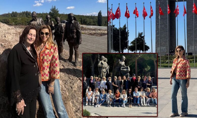 Dostlarıyla Çanakkale’yi gezdi Dostlarıyla Çanakkale’yi gezdi