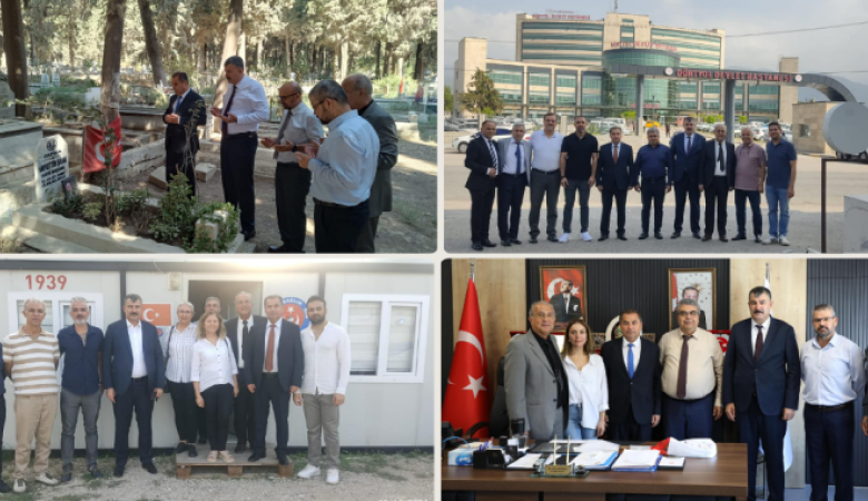 Türk Sağlık-Sen Yöneticileri Hatay’da Çalışanlarla Bir Araya Geldi! Türk Sağlık-Sen Yöneticileri Hatay’da Çalışanlarla Bir Araya Geldi!