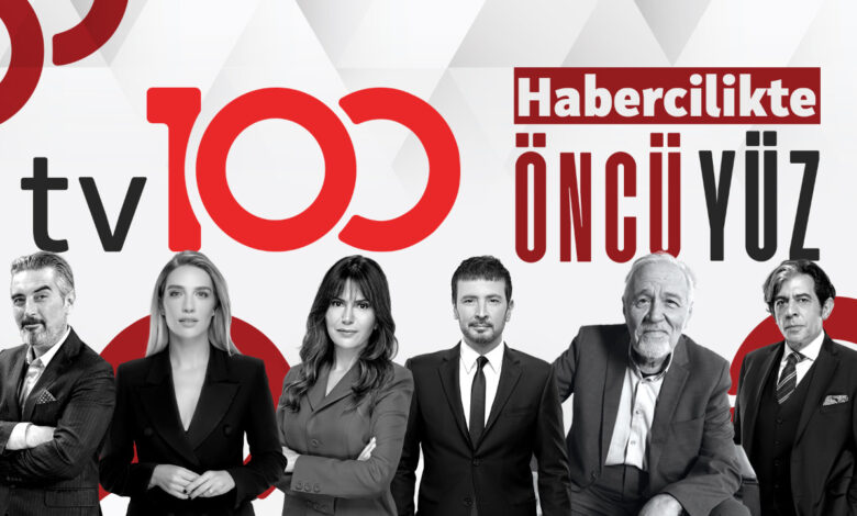tv100 Yeni Yayın Dönemine Habercilikte Öncüyüz sloganıyla başlıyor tv100 Yeni Yayın Dönemine Habercilikte Öncüyüz sloganıyla başlıyor