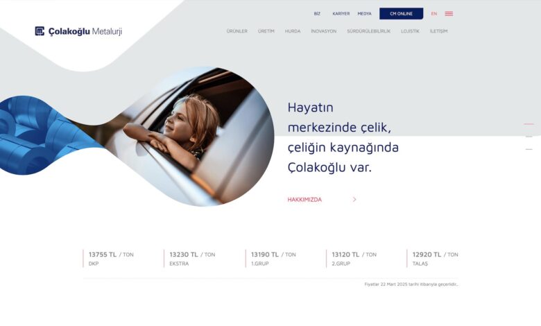 Yeni WEB sitesi Çolakoğlu Metalurji’ye Ödül getirdi Yeni WEB sitesi Çolakoğlu Metalurji’ye Ödül getirdi