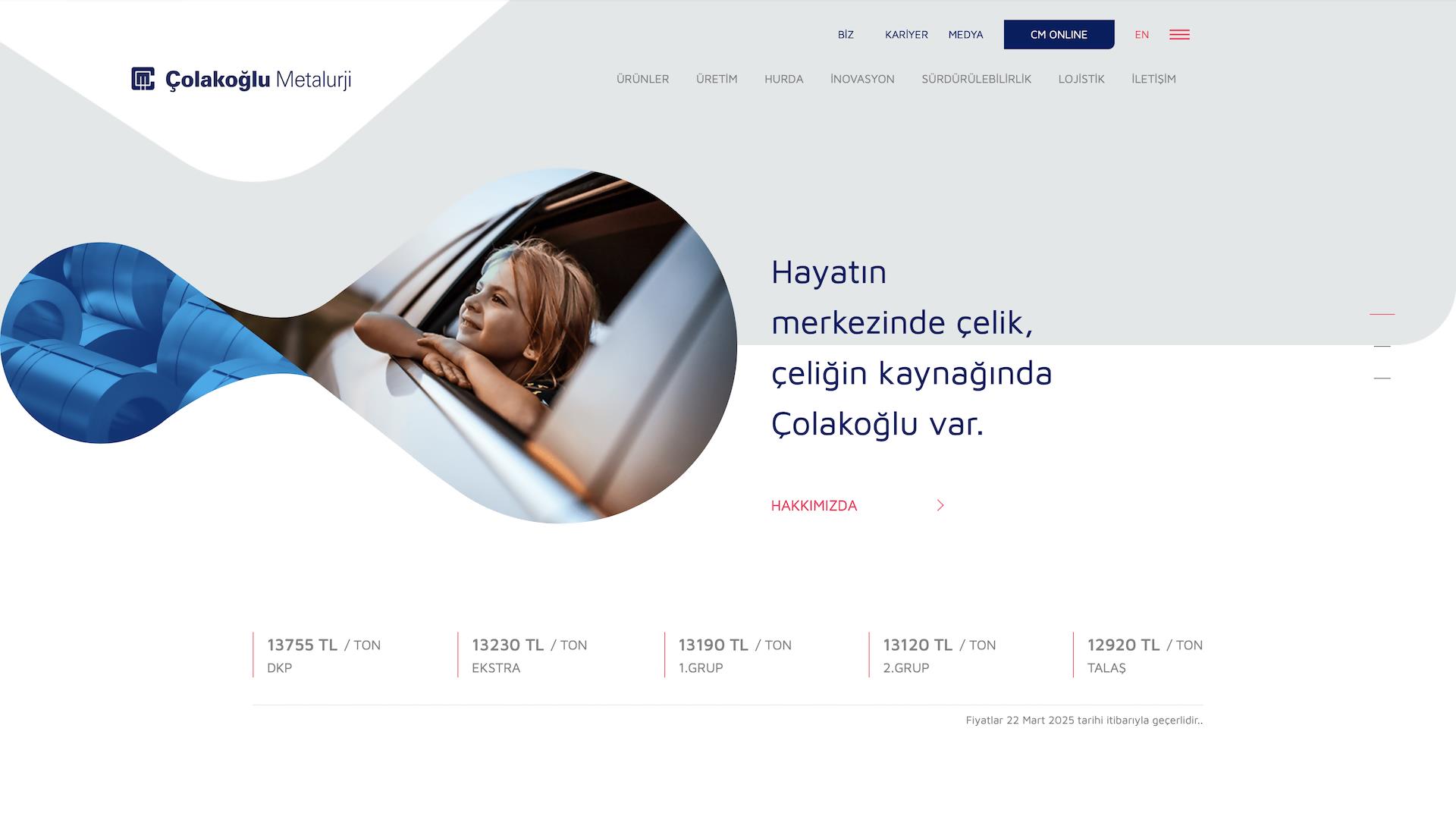 Yeni WEB sitesi Çolakoğlu Metalurji’ye Ödül getirdi Yeni WEB sitesi Çolakoğlu Metalurji’ye Ödül getirdi