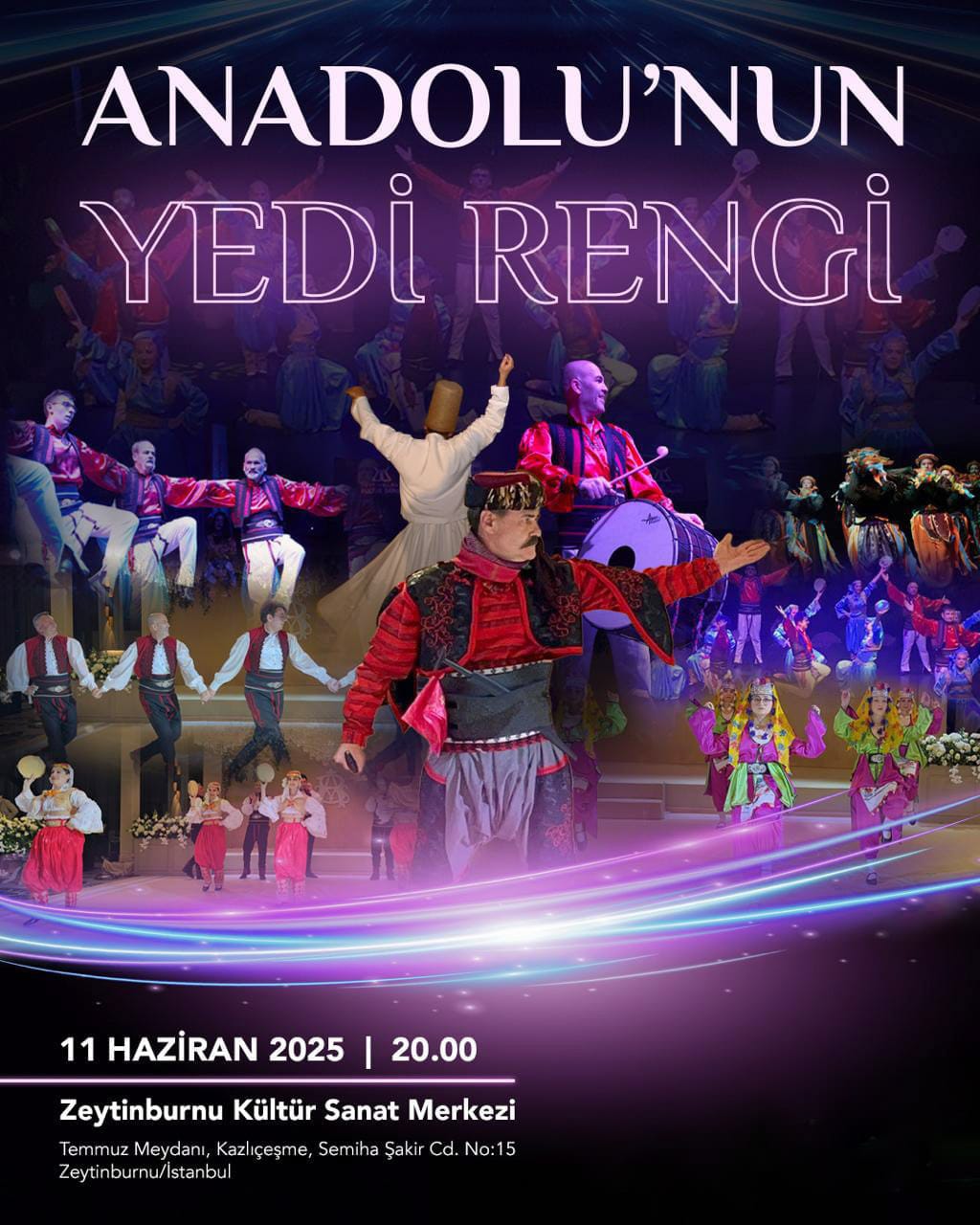 DANSIN BÜYÜSÜYLE BULUŞAN 54 AMATÖR RUH SAHNEYE ÇIKIYOR : ANADOLUNUN YEDİ RENGİ ZEYTİNBURNU’NDA…