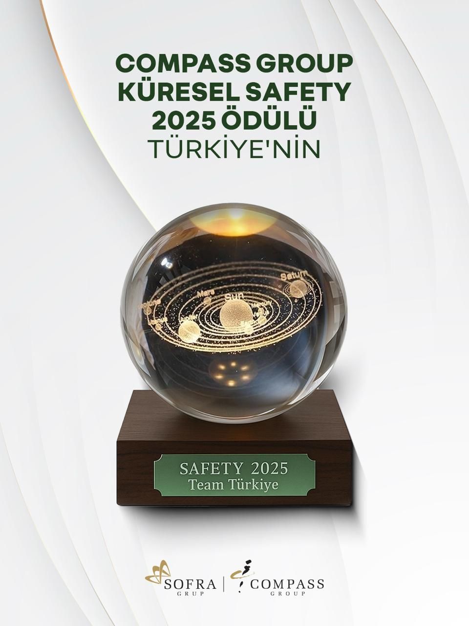 Sofra/Compass Group Türkiye ’yegüvenlik alanında küresel ödül