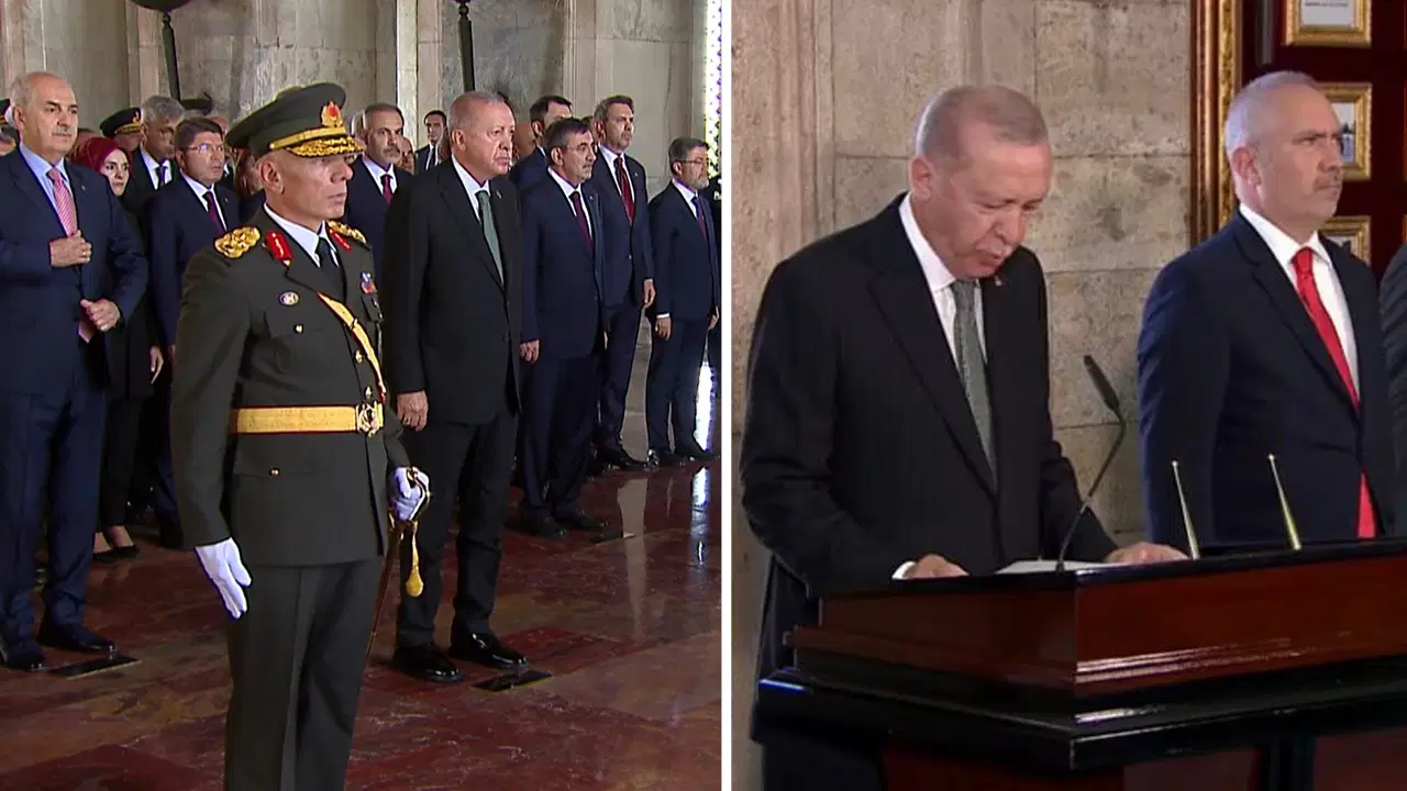 Devlet erkanı Anıtkabir’deydi… Erdoğan ‘Özel Defter’i imzaladı: ‘Emanetiniz olan Türkiye Cumhuriyeti emin ve ehil kadroların riyasetinde tam bir emniyet içinde’ – Son Dakika Siyaset Haberleri Devlet erkanı Anıtkabir’deydi… Erdoğan ‘Özel Defter’i imzaladı: ‘Emanetiniz olan Türkiye Cumhuriyeti emin ve ehil kadroların riyasetinde tam bir emniyet içinde’ – Son Dakika Siyaset Haberleri