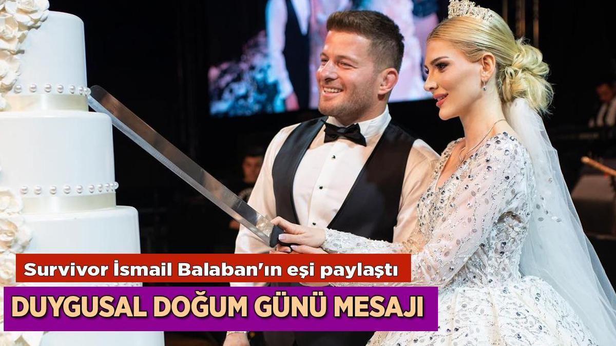 Haberler: Survivor İsmail Balaban ve eşinden romantik kare! Doğum gününde aşka geldi