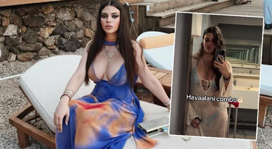 Yine olay oldu! Derin Talu'dan havalimanında bikini- pareo kombini Yine olay oldu! Derin Talu'dan havalimanında bikini- pareo kombini