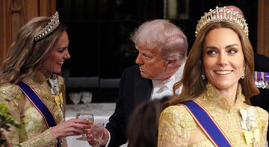 Trump'tan Kate Middleton'a: Unutulmaz güzellikte