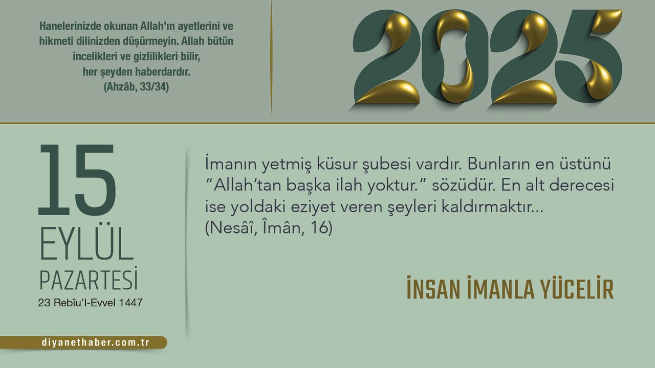İnsan İmanla Yücelir