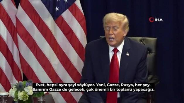 Trump ve Macron kameraların önünde tartıştı! Filistin anlaşmazlığı patlak verdi Trump ve Macron kameraların önünde tartıştı! Filistin anlaşmazlığı patlak verdi