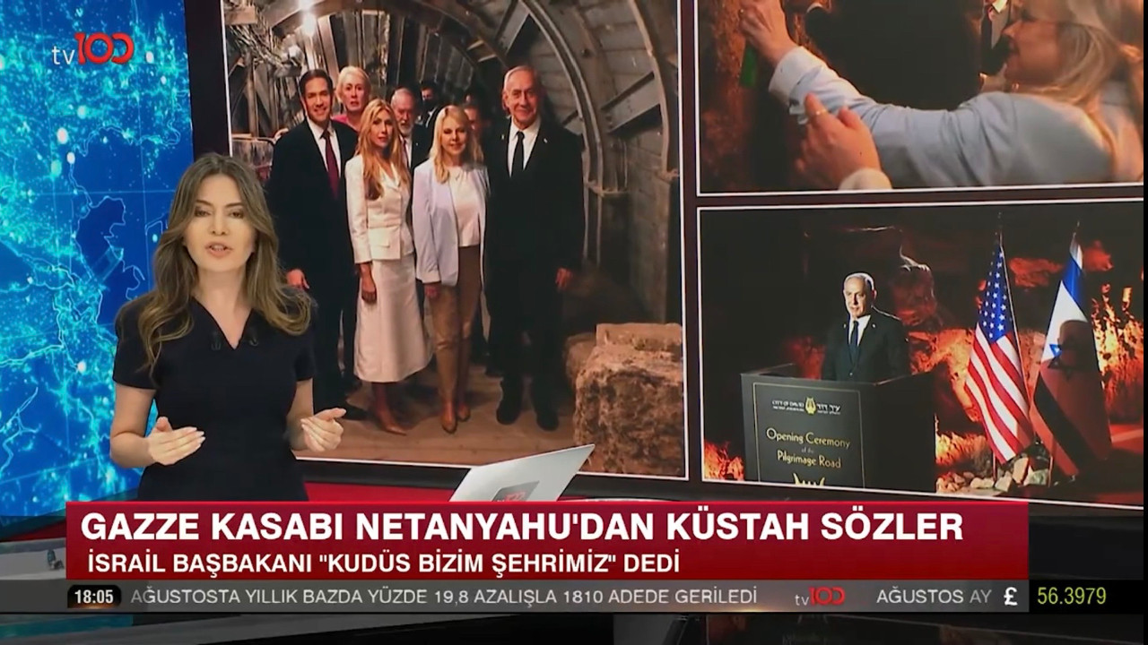 tv100 Ana Haber Spikeri Kübra Par’dan Netanyahu’nun Erdoğan’a sözlerine sert tepki