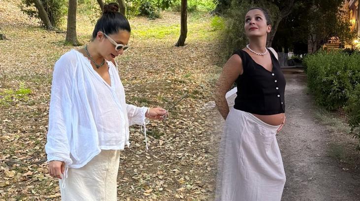Doğumdan günler sonra paylaştı! İşte Meriç Aral ve minik oğlu Güneş'in ilk karesi