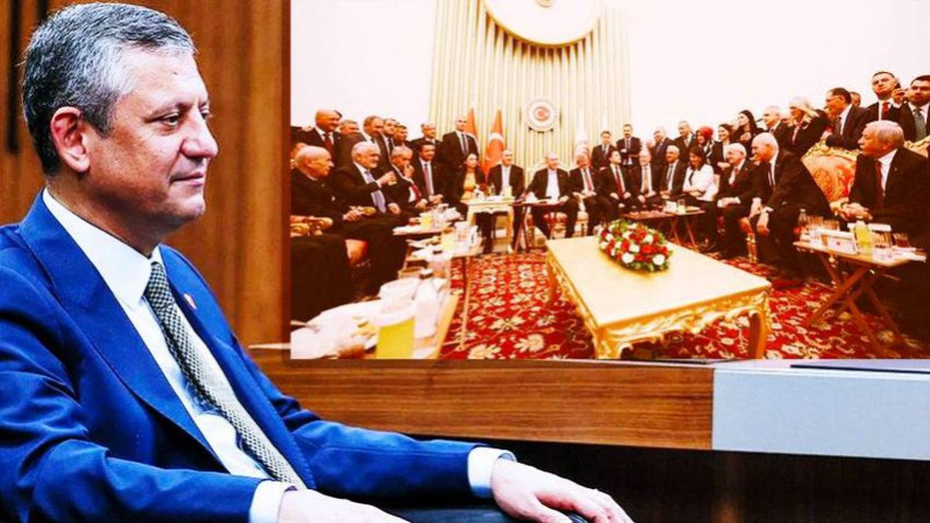 Erdoğan fotoğrafına Özgür Özel'den destek!