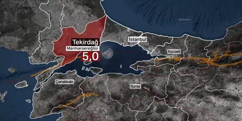 İstanbul ve çevre illerde hisssedilen deprem korkuttu İstanbul ve çevre illerde hisssedilen deprem korkuttu