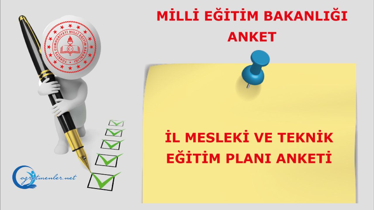 İl Mesleki ve Teknik Eğitim Planı Anketi
