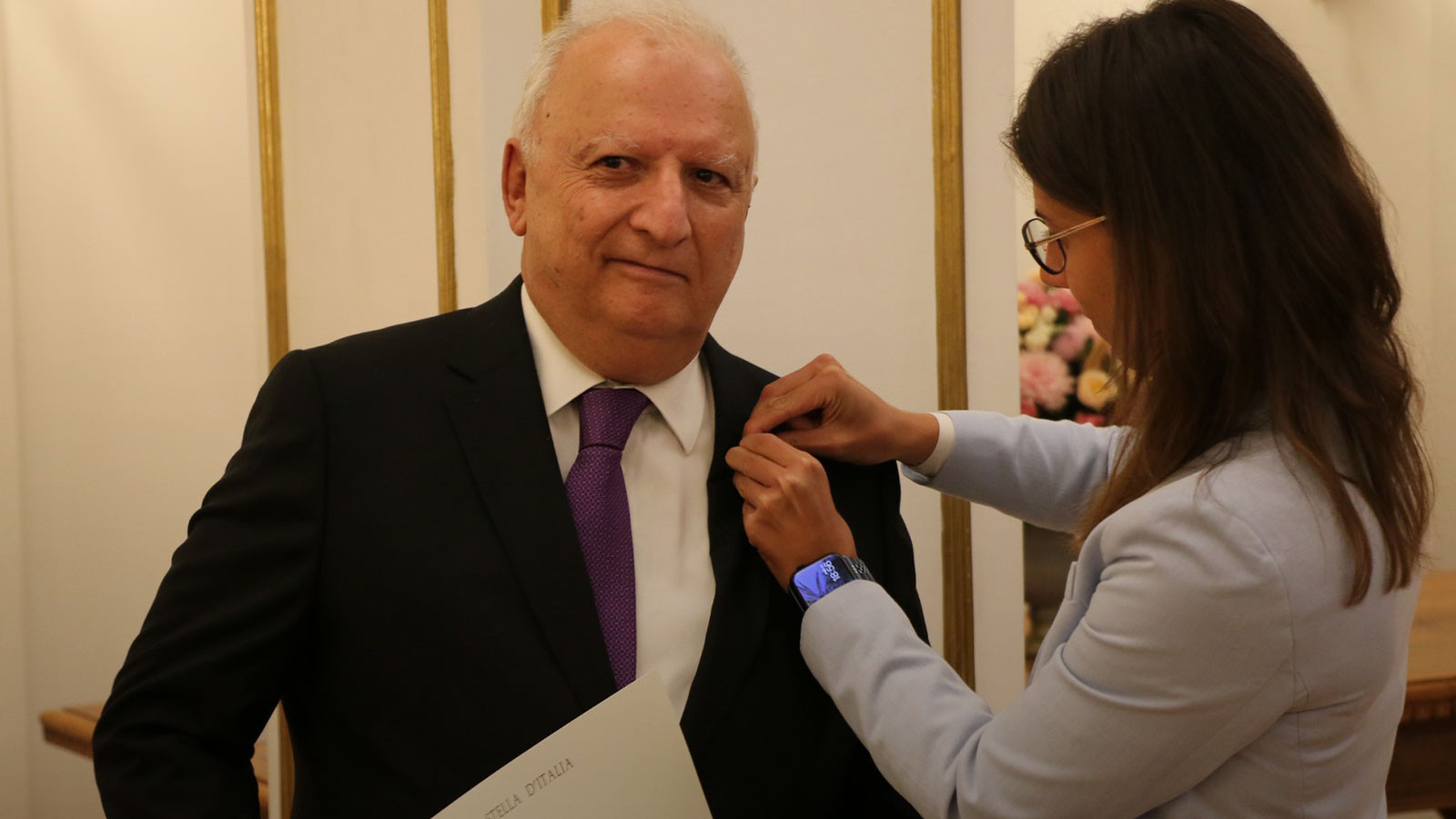 Nuri Özbilgin’e İtalya Yıldız Nişanı