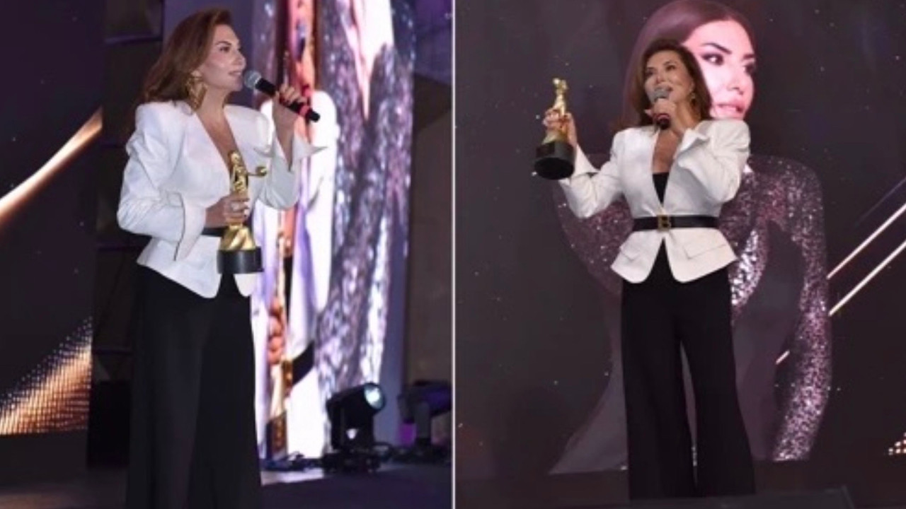 Yılın İlham Veren Sanatçısı: Ebru Yaşar’dan törene damga vuran Filistin konuşması