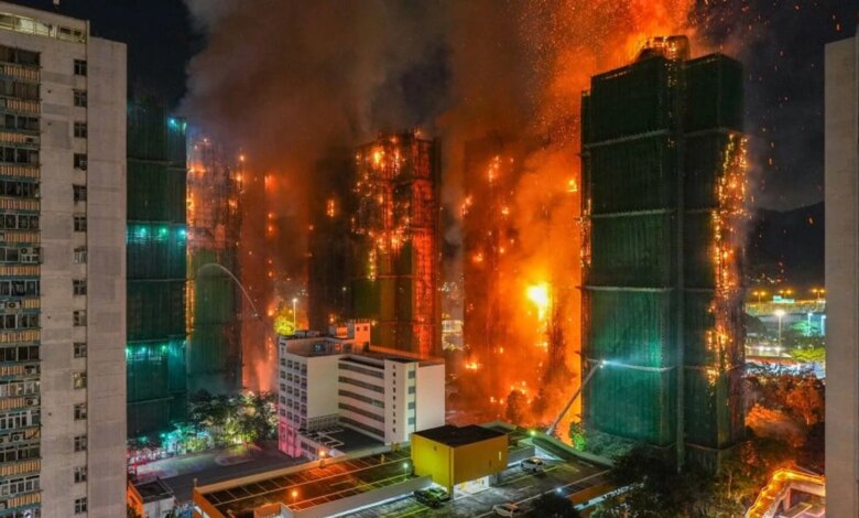 Hong Kong’daki yangında 128 can kaybı, 200 kayıp var