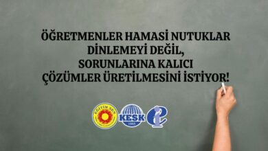 24 Kasım Öğretmenler Günü’nde Eğitim Sen’den Sert Açıklama