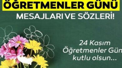 24 Kasım Öğretmenler Günü’nde Anlamlı Tebrik Mesajları