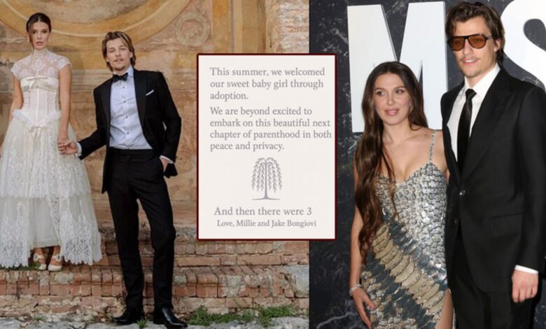 Millie Bobby Brown ve Jake Bongiovi evlat edindi
