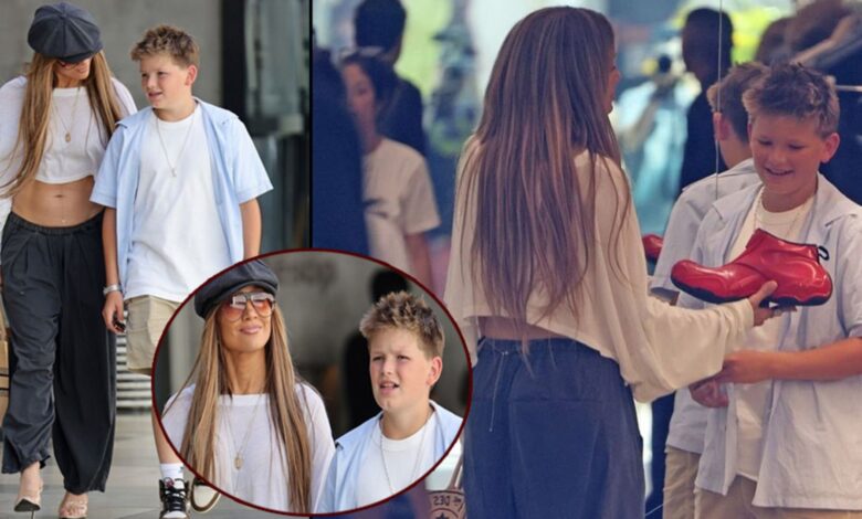 Jennifer Lopez, Ben Affleck’in Oğlu ile Alışverişte