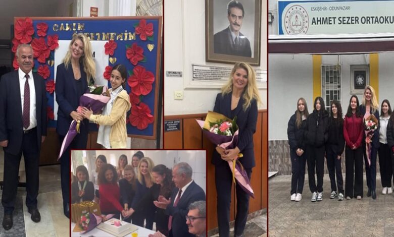 Öğretmenler Günü’nde Hande Sezer’den anlamlı kutlama