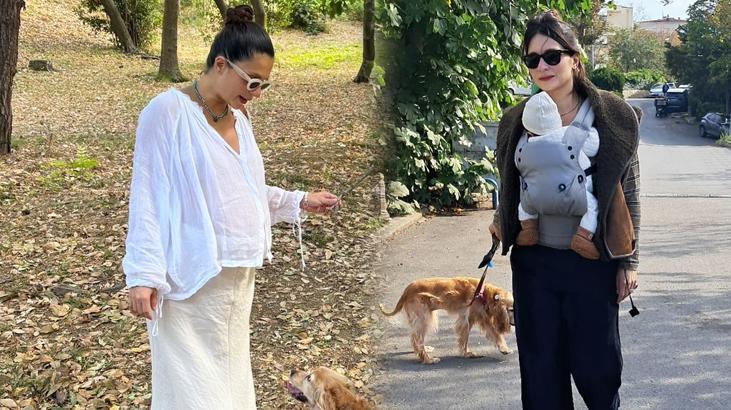 Peş peşe paylaştı! İşte Meriç Aral ve oğlu Güneş'ten yeni kareler