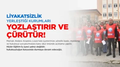Eğitim-İş Sendikası’ndan Mamak’taki Okul Yönetimine Eleştiri