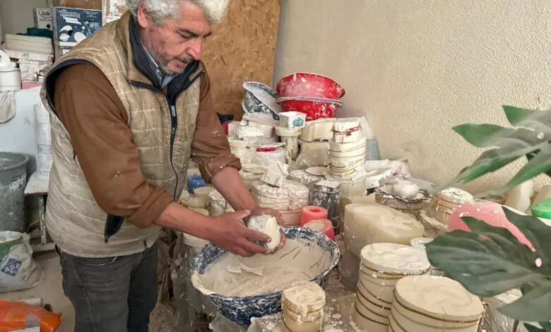 El Emeği Alçı Biblolar Ev Hanımlarının Gözdesi