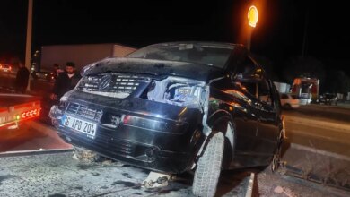 Balıkesir’de 6 Araç Zincirleme Kazaya Karıştı