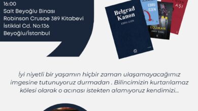 Baykuş Kitap Kulübü Ebru Ojen ile söyleşi düzenliyor