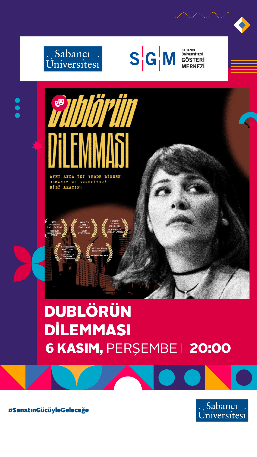 Sabancı Üniversitesi Gösteri Merkezi Yeni Sanat Sezonuna Dopdolu Bir Programla “Merhaba” Diyor Sabancı Üniversitesi Gösteri Merkezi Yeni Sanat Sezonuna Dopdolu Bir Programla “Merhaba” Diyor