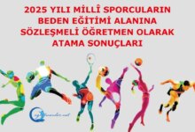 2025 Yılı Millî Sporcuların Beden Eğitimi Atama Sonuçları