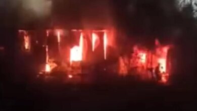 Bursa’da prefabrik yangını, 1 kişi yaralandı