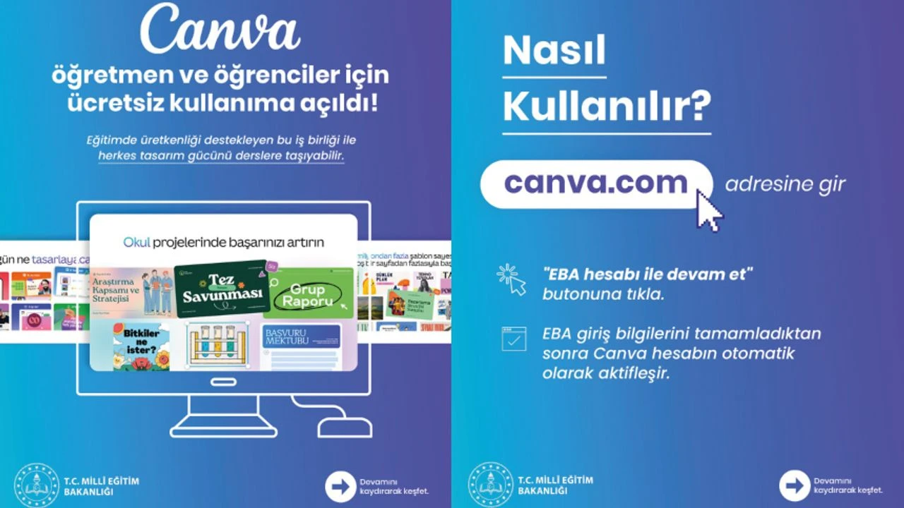 EBA ve Canva Entegrasyonu ile Eğitimde Yeni Dönem