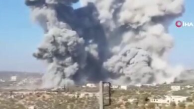 İdlib’de Mühimmat Deposunda Şiddetli Patlama Meydana Geldi