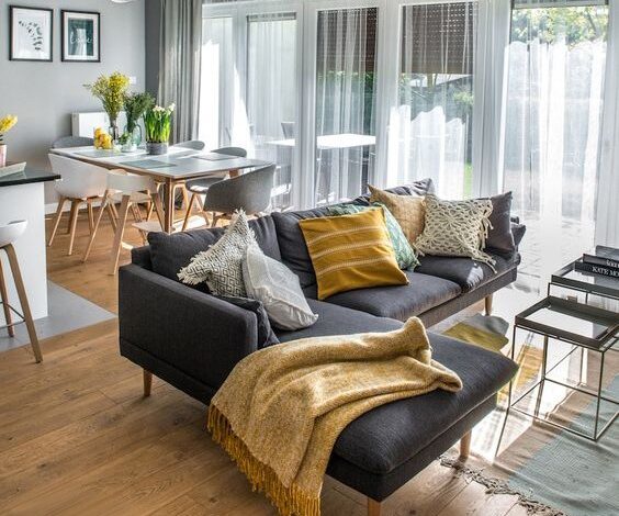 Dikdörtgen Salon Dekorasyonu İçin İpuçları