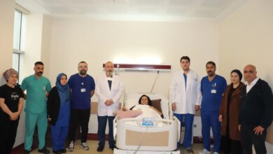 Karnından çıkarılan 15,8 kiloluk tümörle sağlığına kavuştu