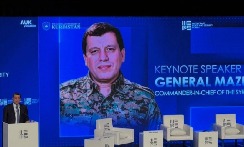 SDG Komutanı Mazlum Abdi Duhok’ta Suriye’nin Geleceğini